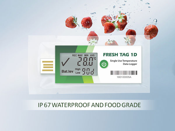 LCD Single Use Temperature Datalogger