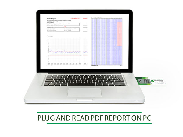 LCD Single Use Temperature Datalogger