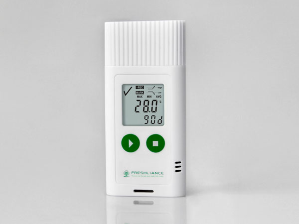 Freshliance Temperature Data Logger LCD Single Use with PDF Report 120Days 10Pack Fresh Tag1D 