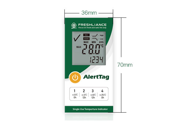 Disposable temperature Indicator