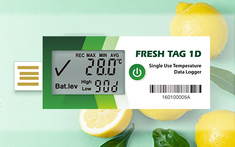 Fresh Tag 1D-LCD Single Use Temperature Data Logger FAQ