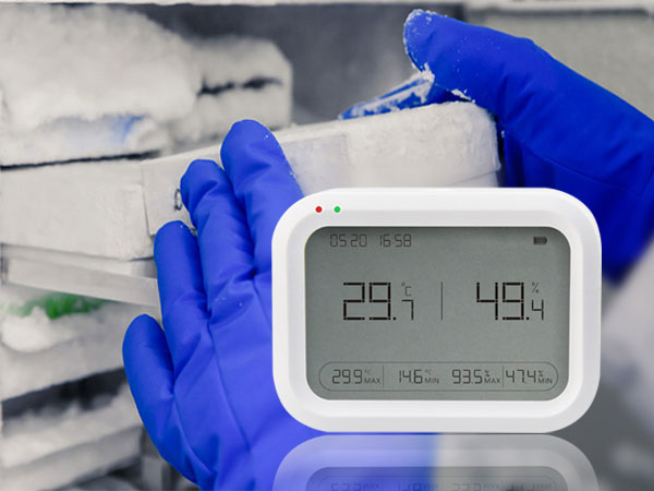 Wireless ultra low temperature and humidity data logger