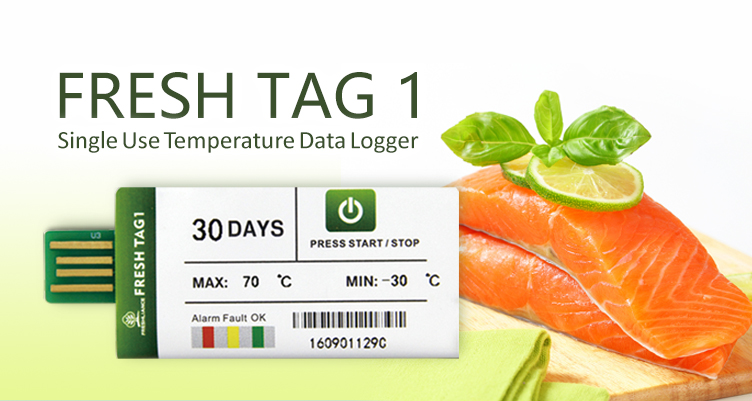 Disposable Temperature Data Logger for - 40℃ Storage of Seafood