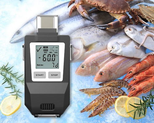 Ultra Low Temperature and Humidity Data Logger for Cryogenic Products