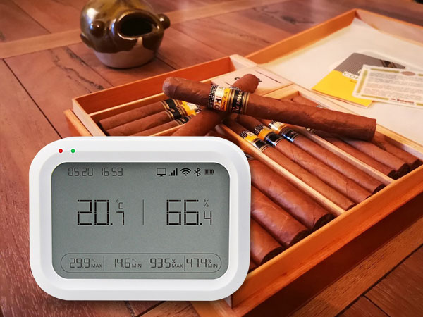Wireless Temperature and Humidity Data Logger for Cigar and Red Wine Storage