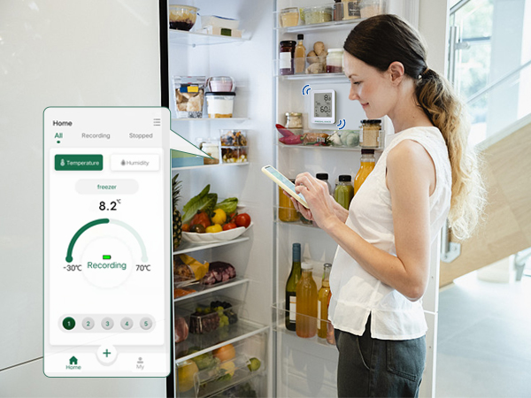 Refrigerator & Freezer Temperature Monitoring Data Logger With Alerts