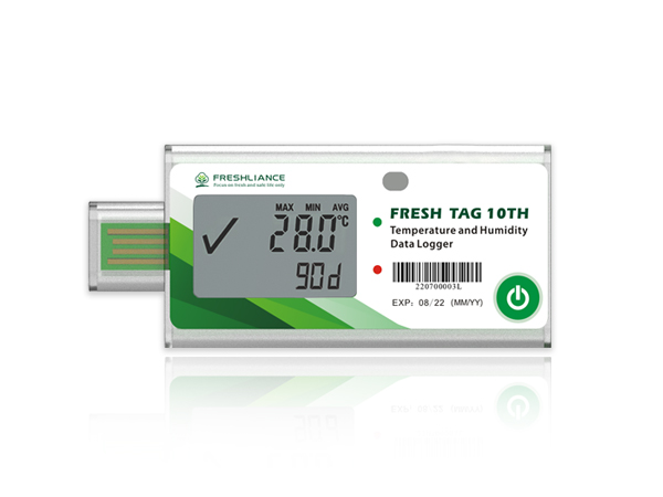 Fresh Tag 10TH Temperature and Humidity Data Logger