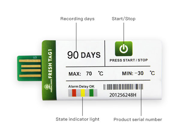 Fresh Tag 1 NFC Temperature Logger