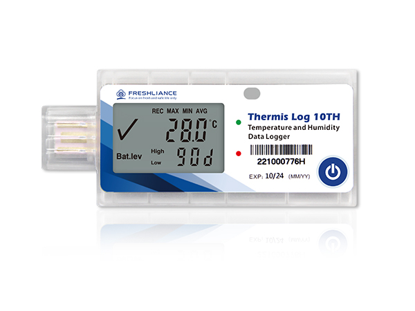 Thermis Log 10TH Single Use USB Temperature Humidity Data Loggers