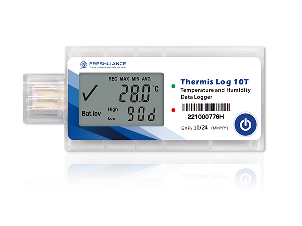 Thermis Log 10T Single Use USB Temperature Data Loggers