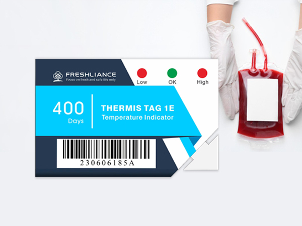 Thermis Tag 1E Single-use LED Temperature Indicator