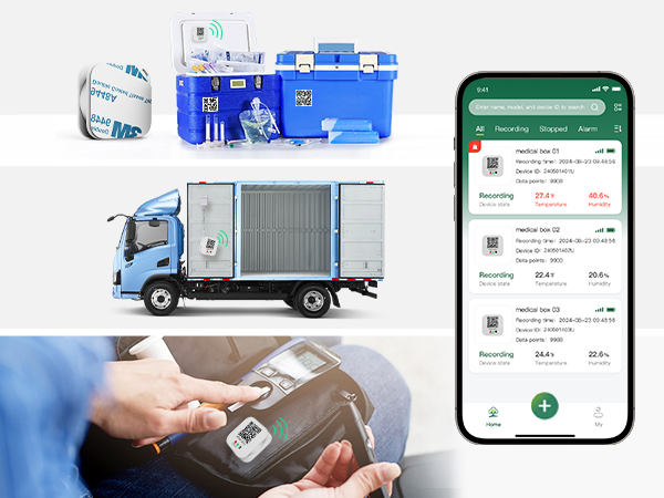 BlueTag T100/TH100 Bluetooth Temperature and Humidity Data Logger