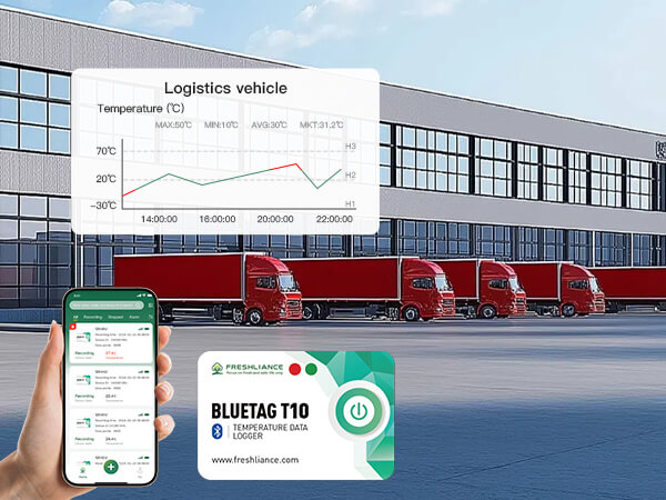 BlueTag T10 Bluetooth Temperature Data Logger