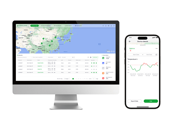 Fresh Tracker 10E 4G Data Logger for Temperature and Geolocation Monitoring