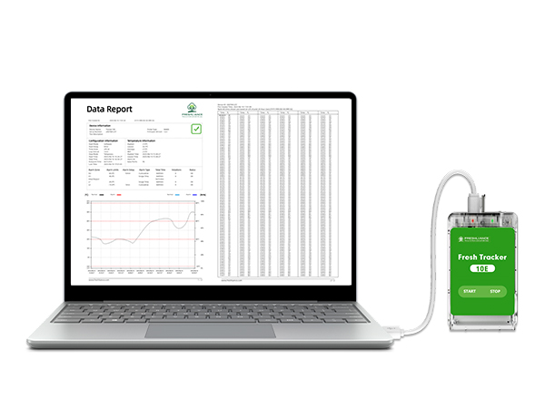 Fresh Tracker 10E 4G Data Logger for Temperature and Geolocation Monitoring
