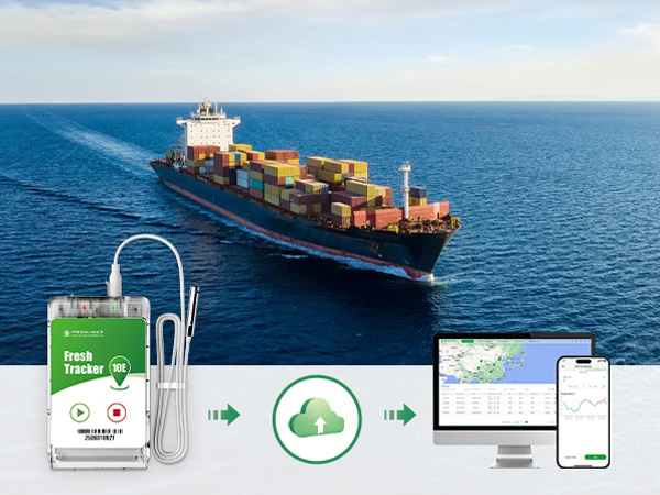 Fresh Tracker 10E 4G Data Logger for Temperature and Geolocation Monitoring