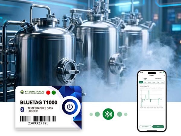 BlueTag T1000 Bluetooth Temperature Data Logger (-40℃~+100℃)
