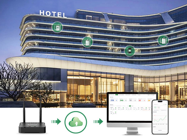 G2000 4G/WiFi/LAN LoRa Gateway for Real-time Temperature Monitoring of Large-area Storage
