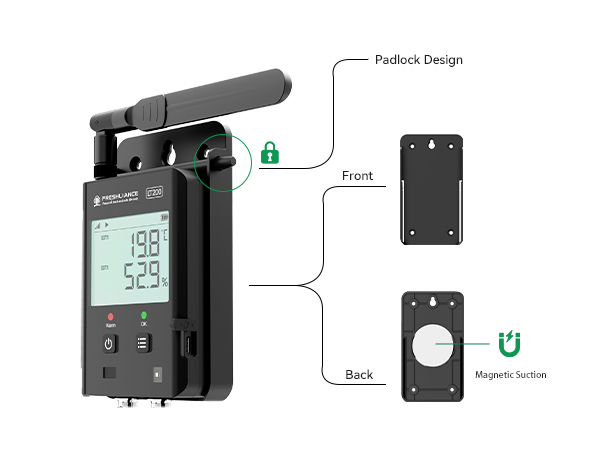 LT200 LoRa-Based Wireless Environmental Real-time Data Logger for Large Facilities