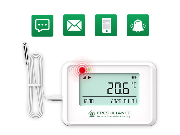 COEUS Mini Compact Real-Time Temperature Humidity Data Logger