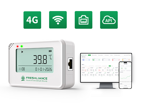 COEUS Mini Compact Real-Time Temperature Humidity Data Logger