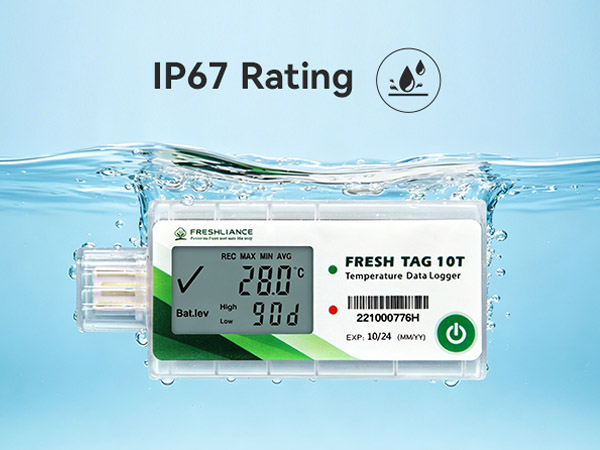 Fresh Tag 10T Configurable Single Use Temperature Data Logger