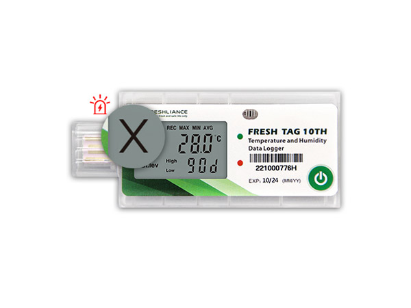 Fresh Tag 10TH Temperature and Humidity Data Logger