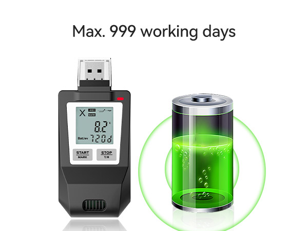 Fresh Keeper-1 999 Days Temperature Humidity Data Logger