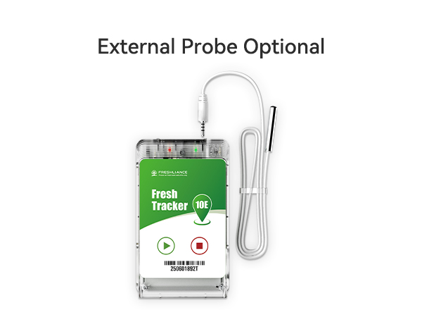 Fresh Tracker 10E 4G Data Logger for Temperature and Geolocation Monitoring