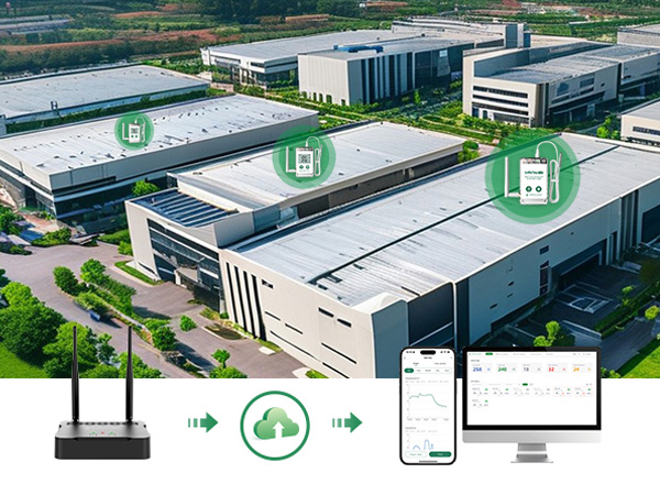 LoRa Tag LT100 series wireless temperature and humidity sensor